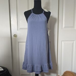 Green Envelope Lavender Mini Dress